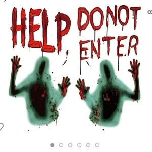 Halloween window cling